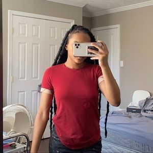 Burberry Brit Cotton Red Tee
